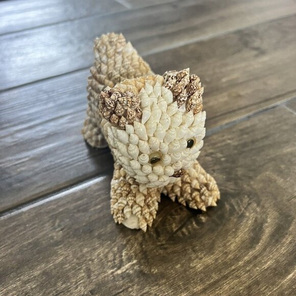 Seashell Vintage Art Cat Animal - Picture 1 of 9